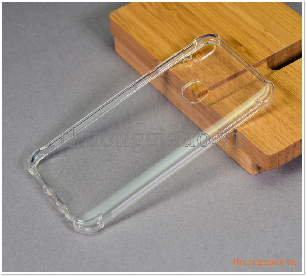 Ốp lưng silicone Vivo V11i, Vivo Z3i (ốp dẻo trong suốt, chống sốc 4 góc)