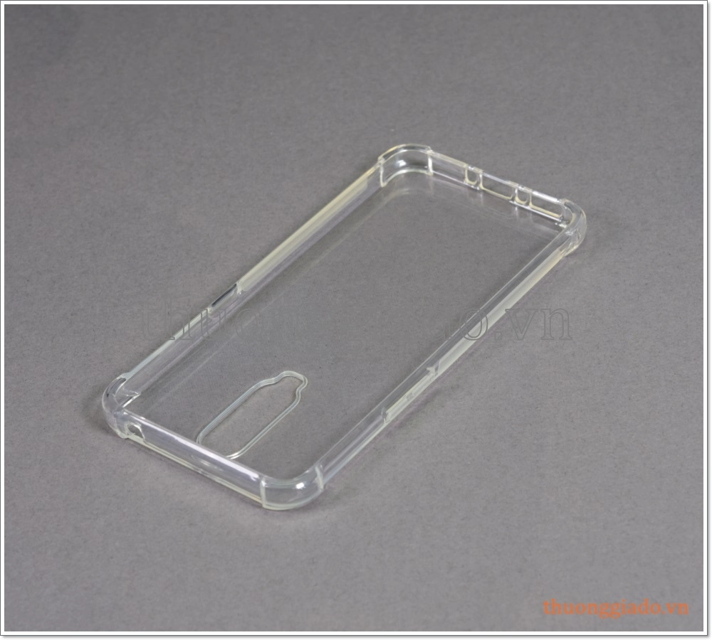 Ốp lưng silicone Oppo R17 Pro (ốp dẻo trong suốt, chống sốc 4 góc)