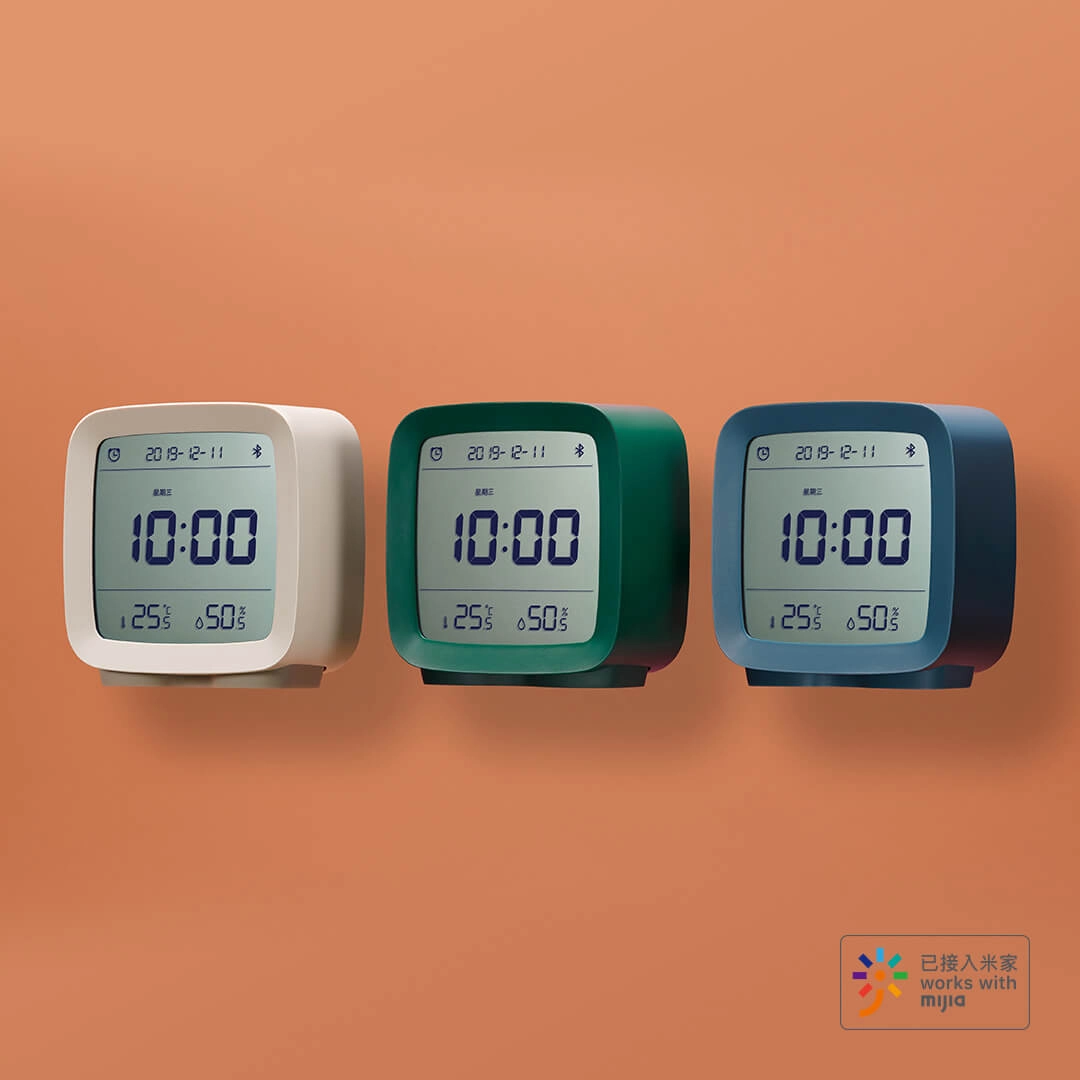 Đồng hồ báo thức Xiaomi Qingping CGD1 (kết nối Mihome, báo nhiệt độ, độ ẩm)