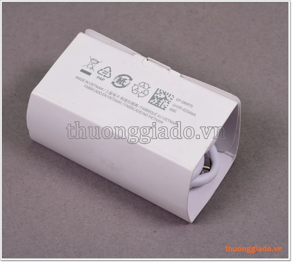 Cáp sạc 2 đầu usb-c dùng cho củ sạc nhanh Samsung 45W (hỗ trợ dòng tối đa 5A) Cáp sạc 2 đầu usb-c dùng cho củ sạc nhanh Samsung 45W (hỗ trợ dòng tối đa 5A)