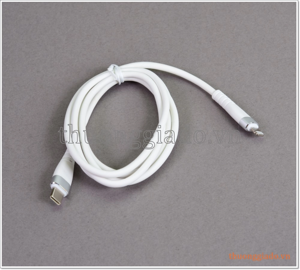 Cáp sạc usb-c sang lightning (vỏ bọc dây dù, chip hãng, dài 1 mét) Cáp sạc usb-c sang lightning (vỏ bọc dây dù, chip hãng, dài 1 mét)