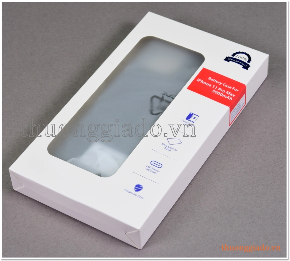 Pin sạc dự phòng iPhone 11 Pro Max kiêm ốp lưng bảo vệ, dung lượng 5000mAh Pin sạc dự phòng iPhone 11 Pro Max kiêm ốp lưng bảo vệ, dung lượng 5000mAh