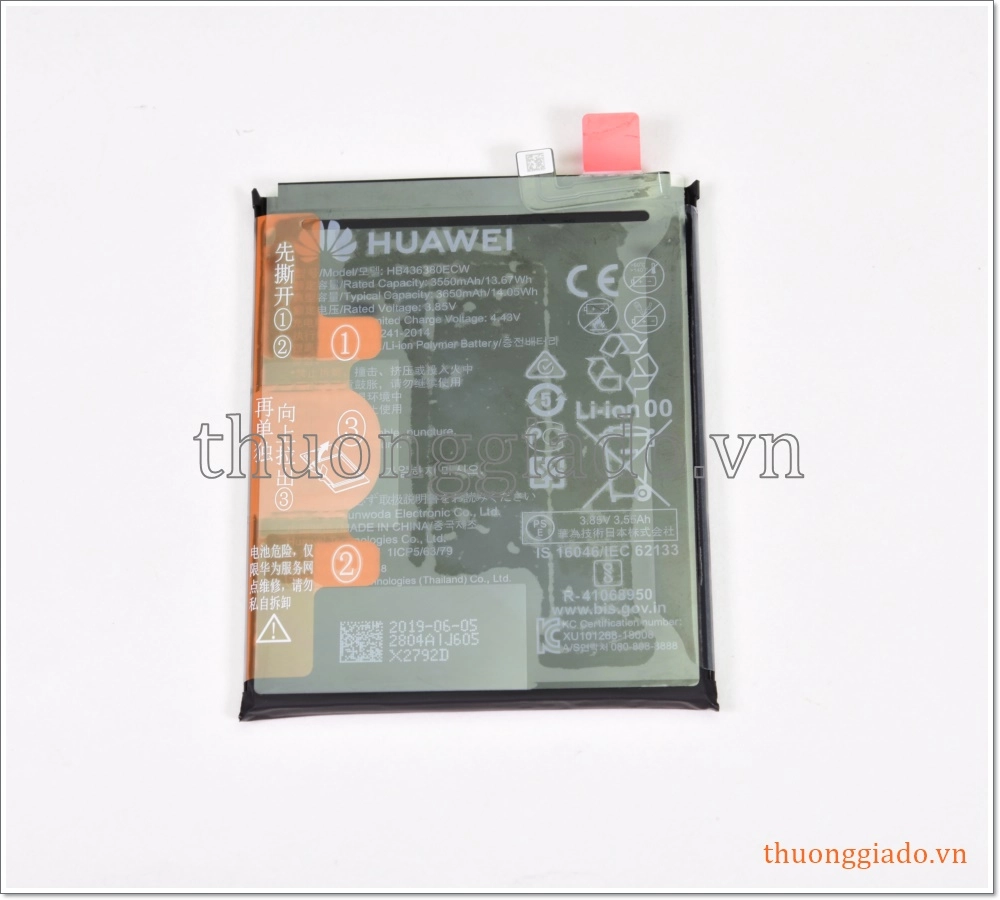 Thay pin Huawei P30 (6.1 inch) HB436380ECW, 3650mAh