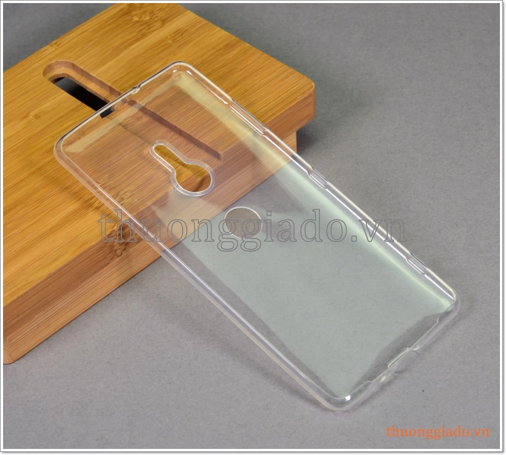 Ốp lưng silicone Sony Xperia XZ3 (6.0"), ốp dẻo trong suốt siêu mỏng