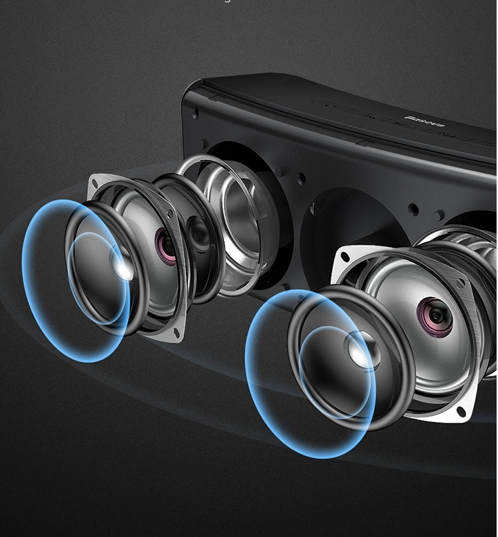 Loa bluetooth Baseus E08 Wireless Speaker (phát nhạc liên tục 6 tiếng)