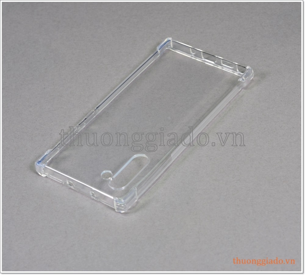 Ốp lưng silicone Samsung Note 10/ N970/ N971 (ốp dẻo trong suốt chống sốc 4 góc)