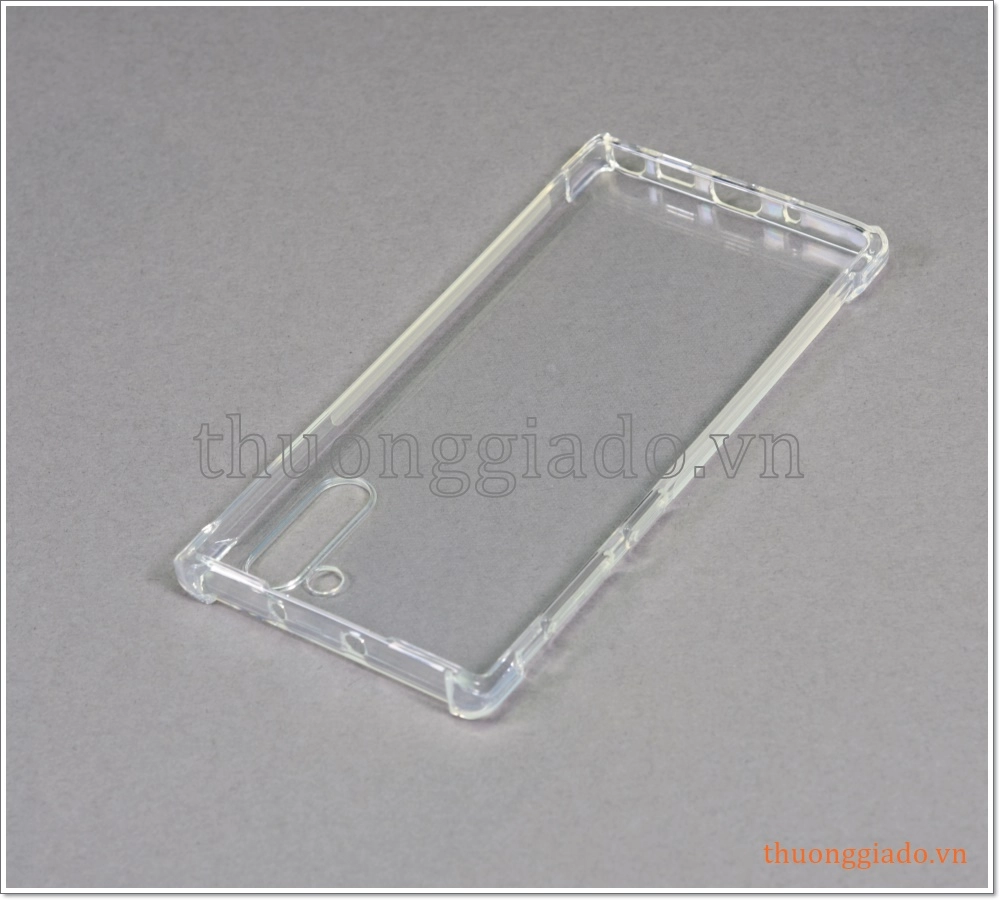 Ốp lưng silicone Samsung Note 10/ N970/ N971 (ốp dẻo trong suốt chống sốc 4 góc)