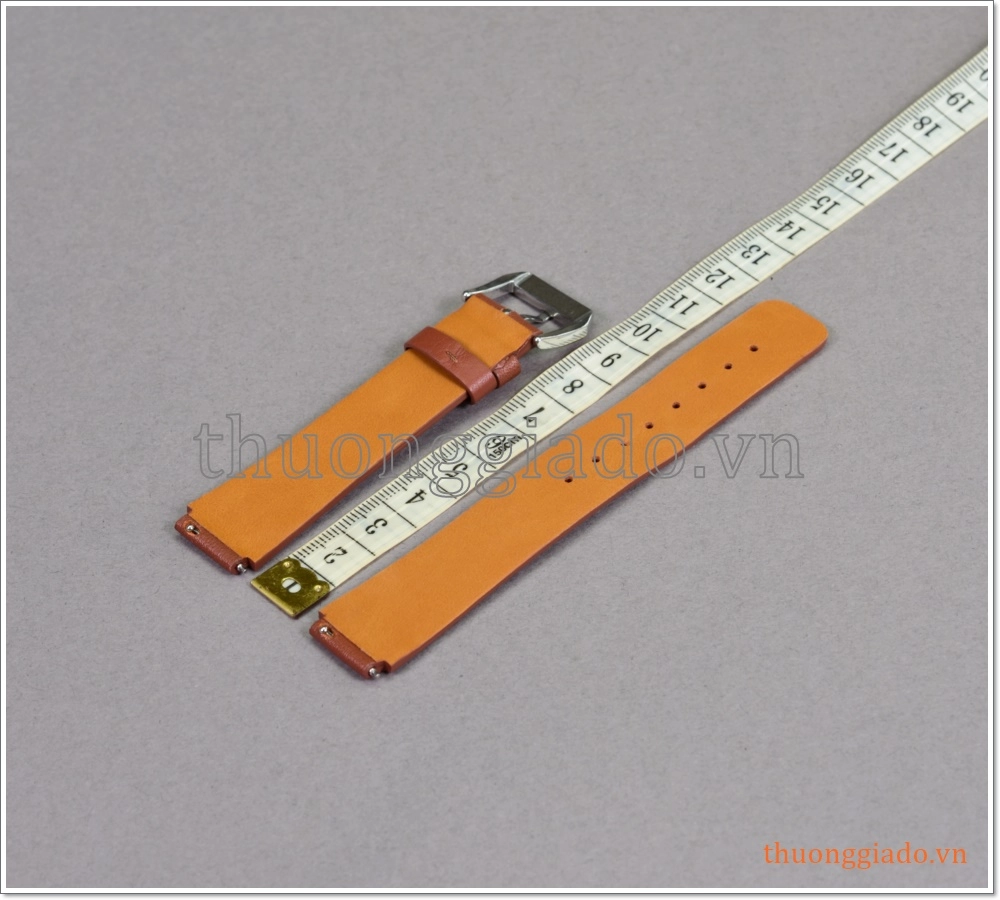 Dây đồng hồ Huawei Watch (18mm), dây da bò màu nâu