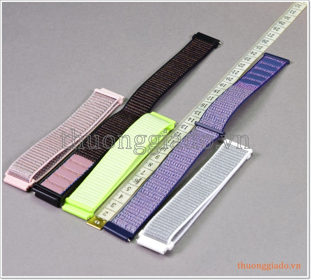 Dây đồng hồ Samsung Galaxy S3 Classic, Galaxy Watch (22mm, dây vải, khóa dính velco)