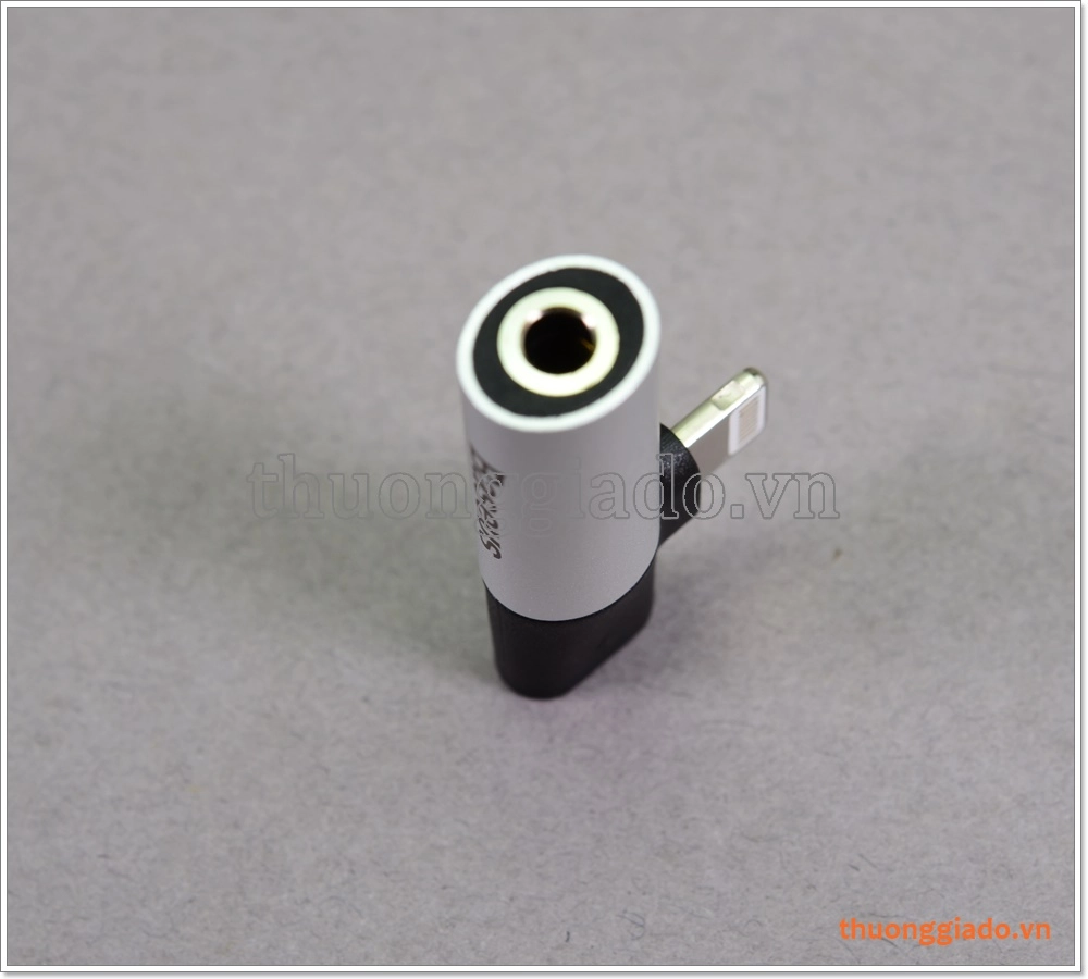 Đầu chuyển đổi lightning sang giắc 3.5mm+lightning hiệu Baseus L43