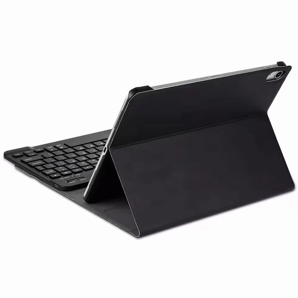 Bàn phím bluetooth iPad Pro 11 inch, kèm bao da, có ngăn đựng bút