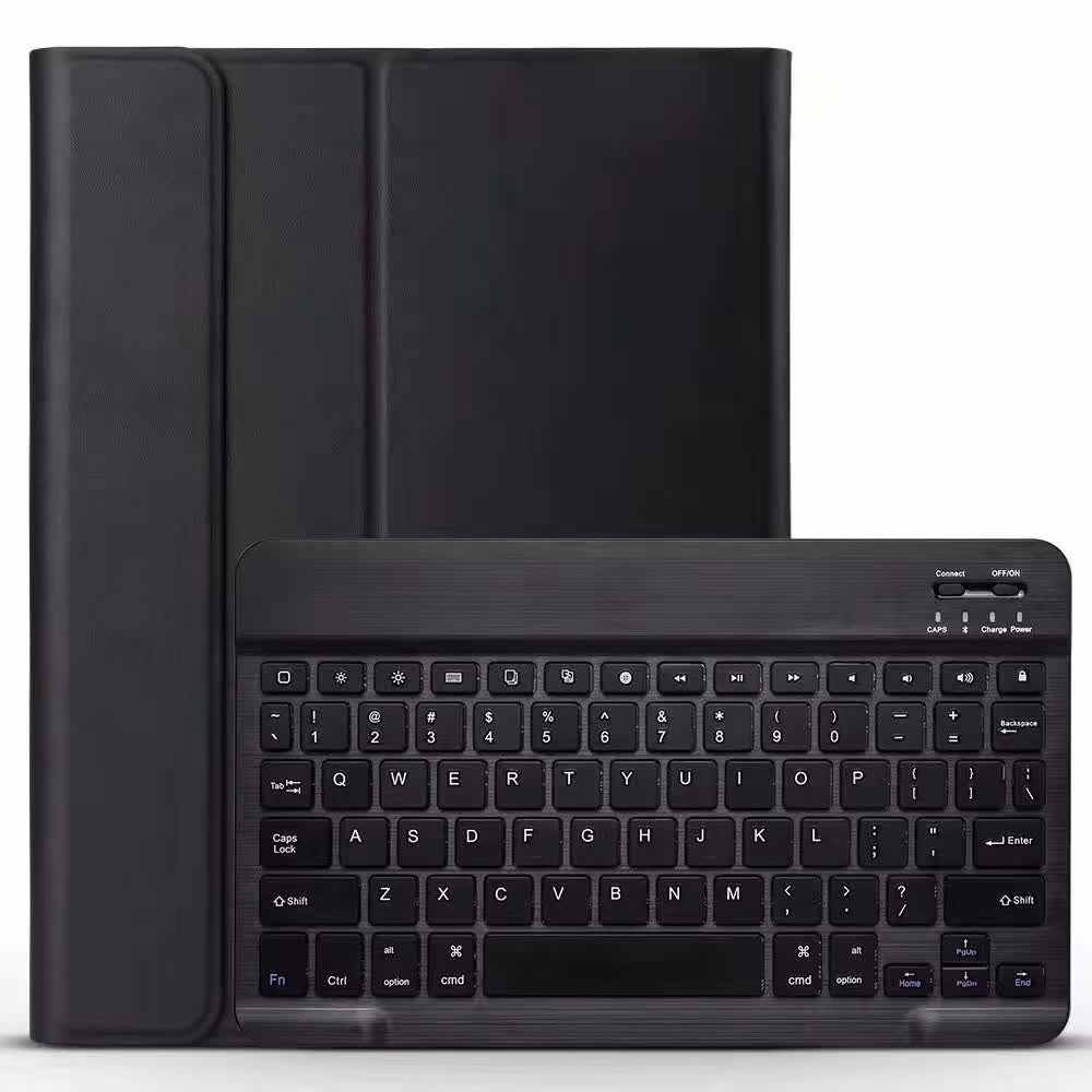Bàn phím bluetooth iPad Pro 11 inch, kèm bao da, có ngăn đựng bút