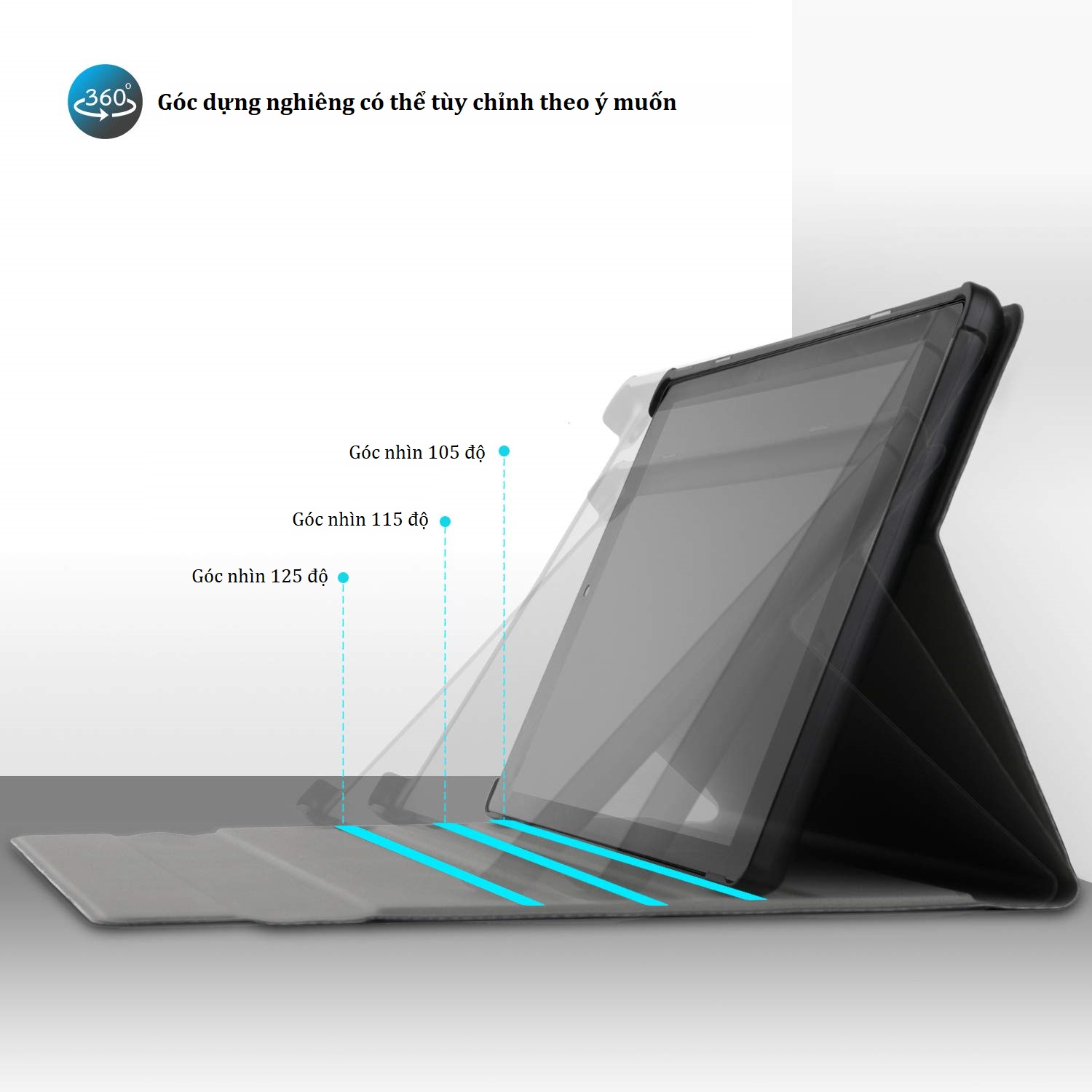 Bàn phím bluetooth Samsung T725, T720, Galaxy Tab S5E, kèm bao da