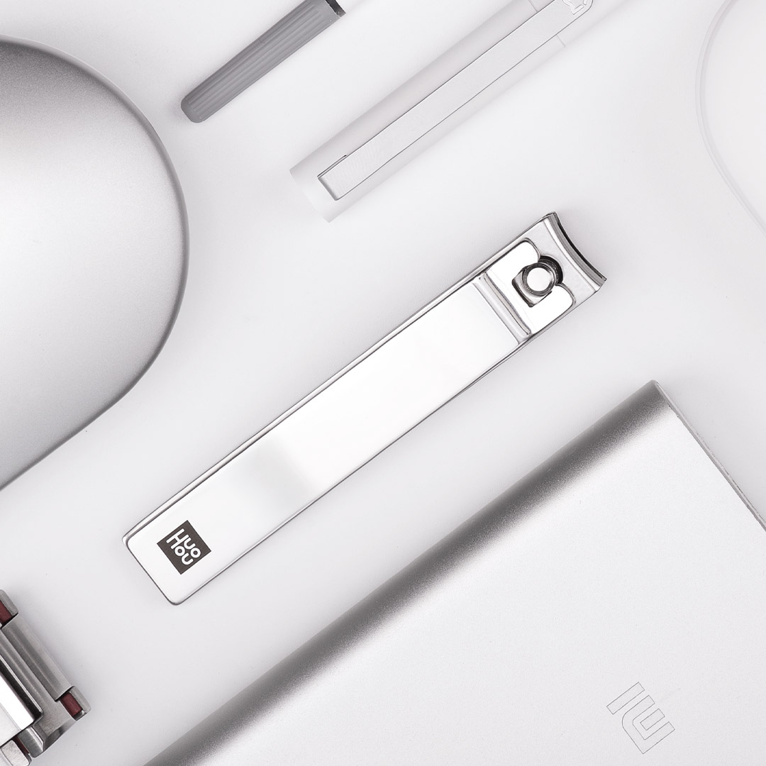 Bộ cắt móng tay Xiaomi Huohou 5 trong 1 (inox 304 và kèm bao đựng)