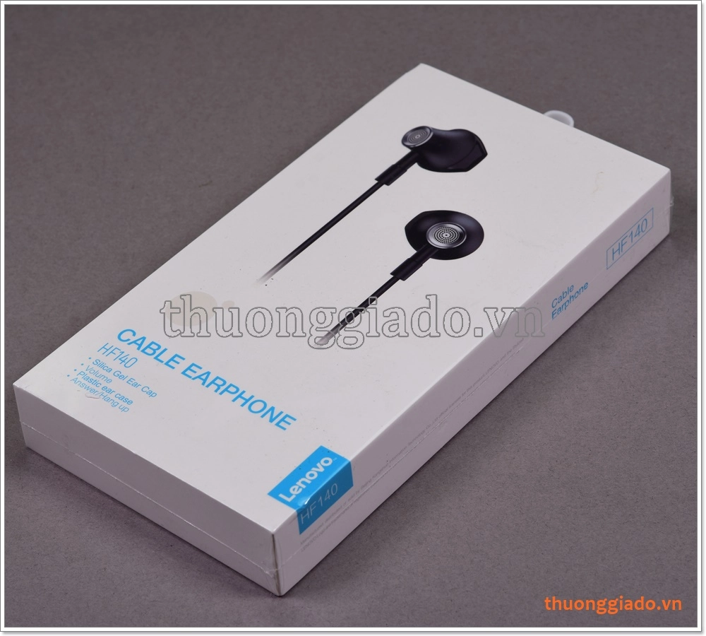 Tai nghe điện thoại Lenovo HF140 (giắc 3.5mm) chính hãng, vỏ hợp kim, phong cách Apple