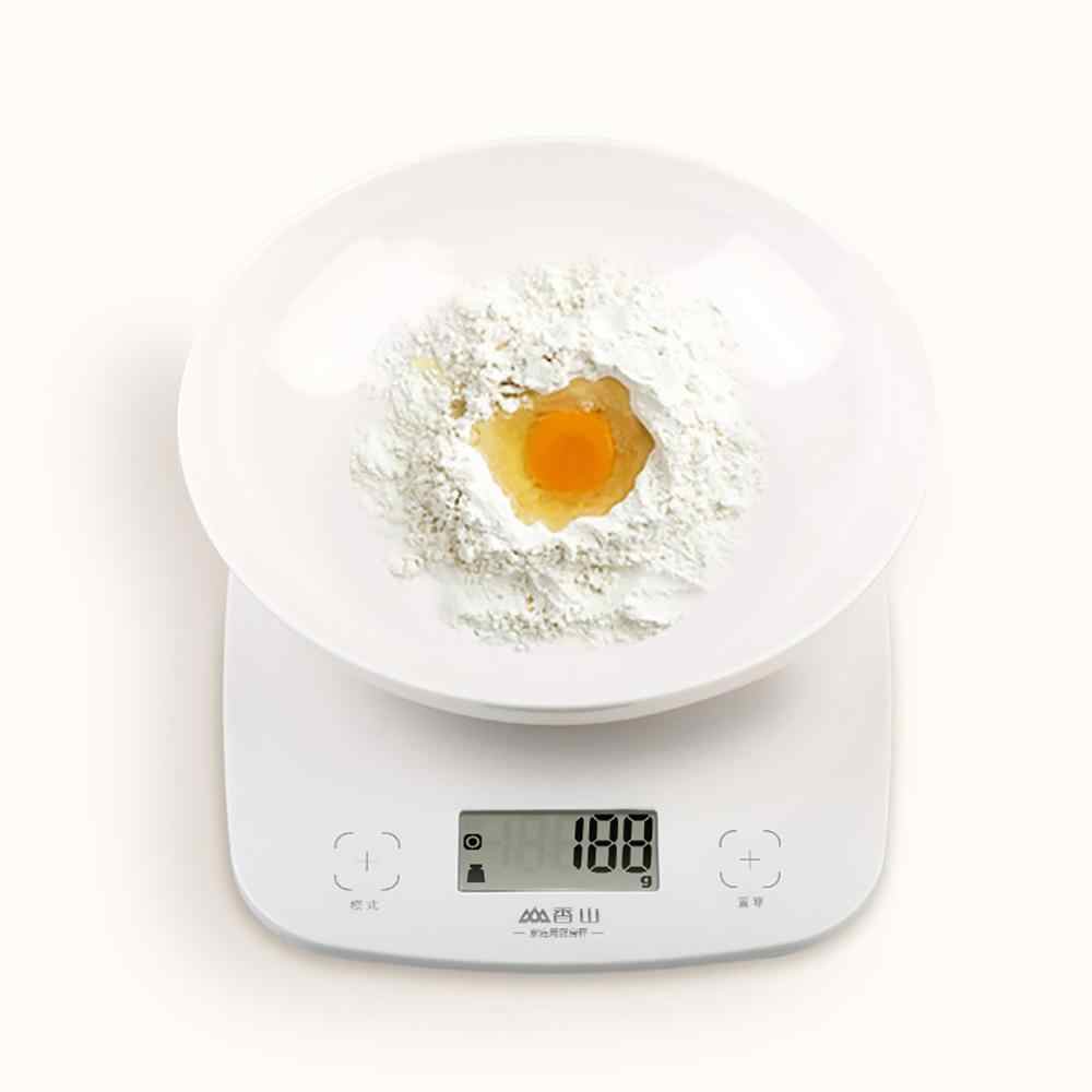 Cân bếp điện tử Xiaomi SENSSUN EK9643K (màn hình LCD, kèm theo khay đựng)