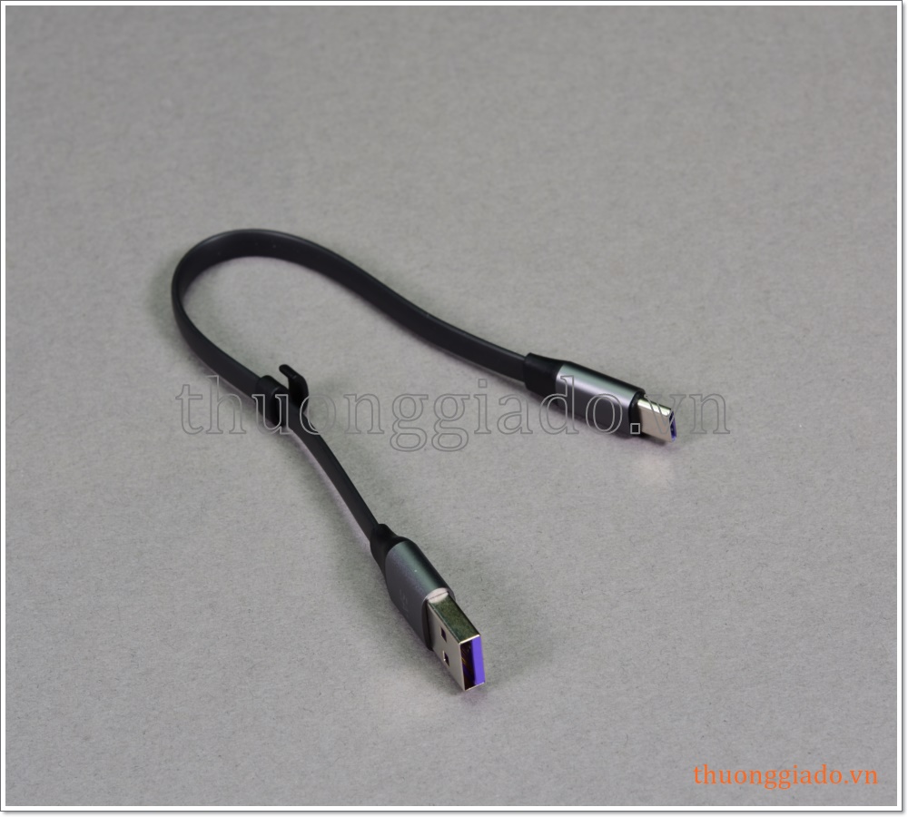 Cáp sạc usb-c cho Huawei loại ngắn (hỗ trợ sạc nhanh, max 5A) hiệu Baseus