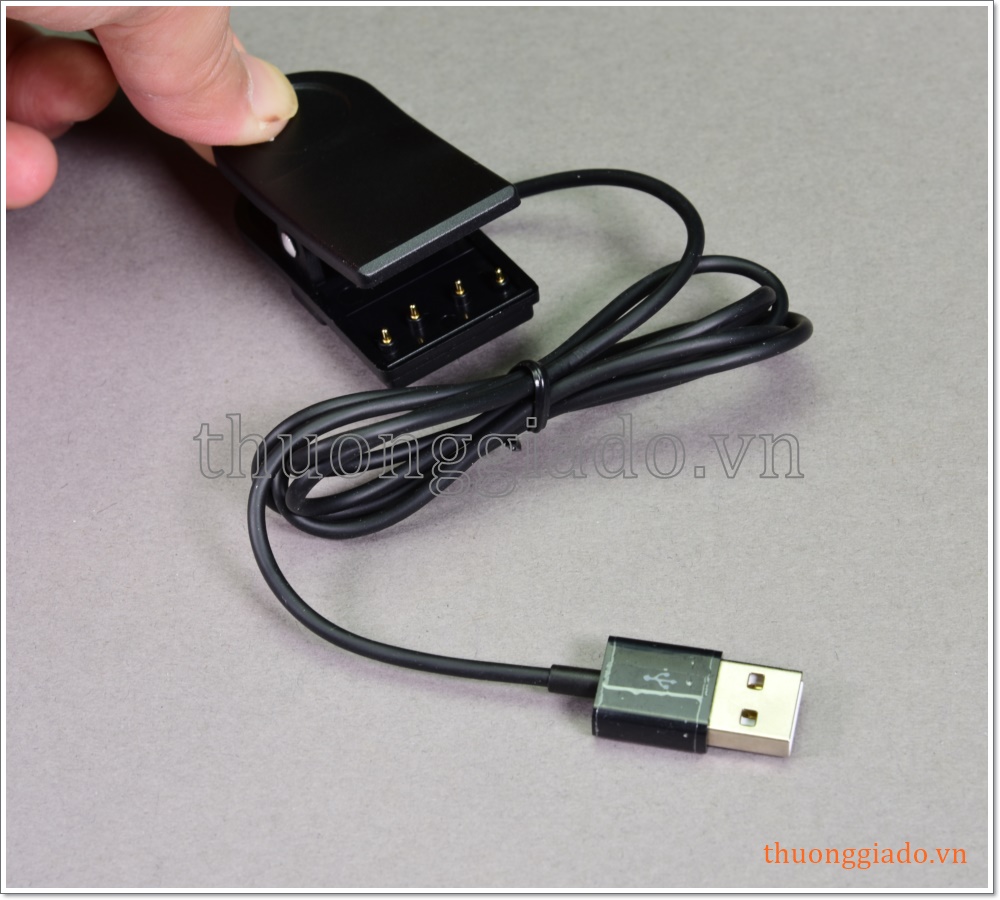 Cáp sạc usb cho Garmin Forerunner 210, cáp kèm đế sạc pin cho đồng hồ thông minh