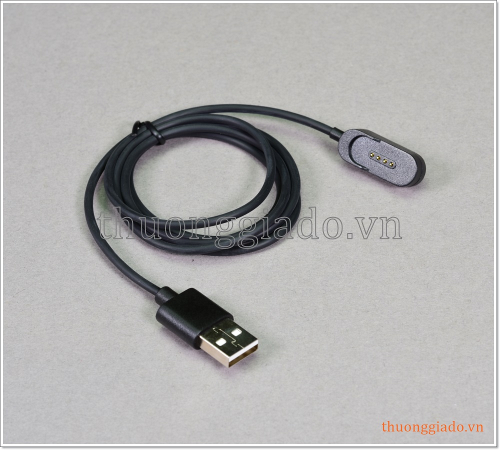 Cáp sạc usb đầu hít từ tính cho tai nghe bluetooth Huawei (chuẩn chân sạc Pogo)