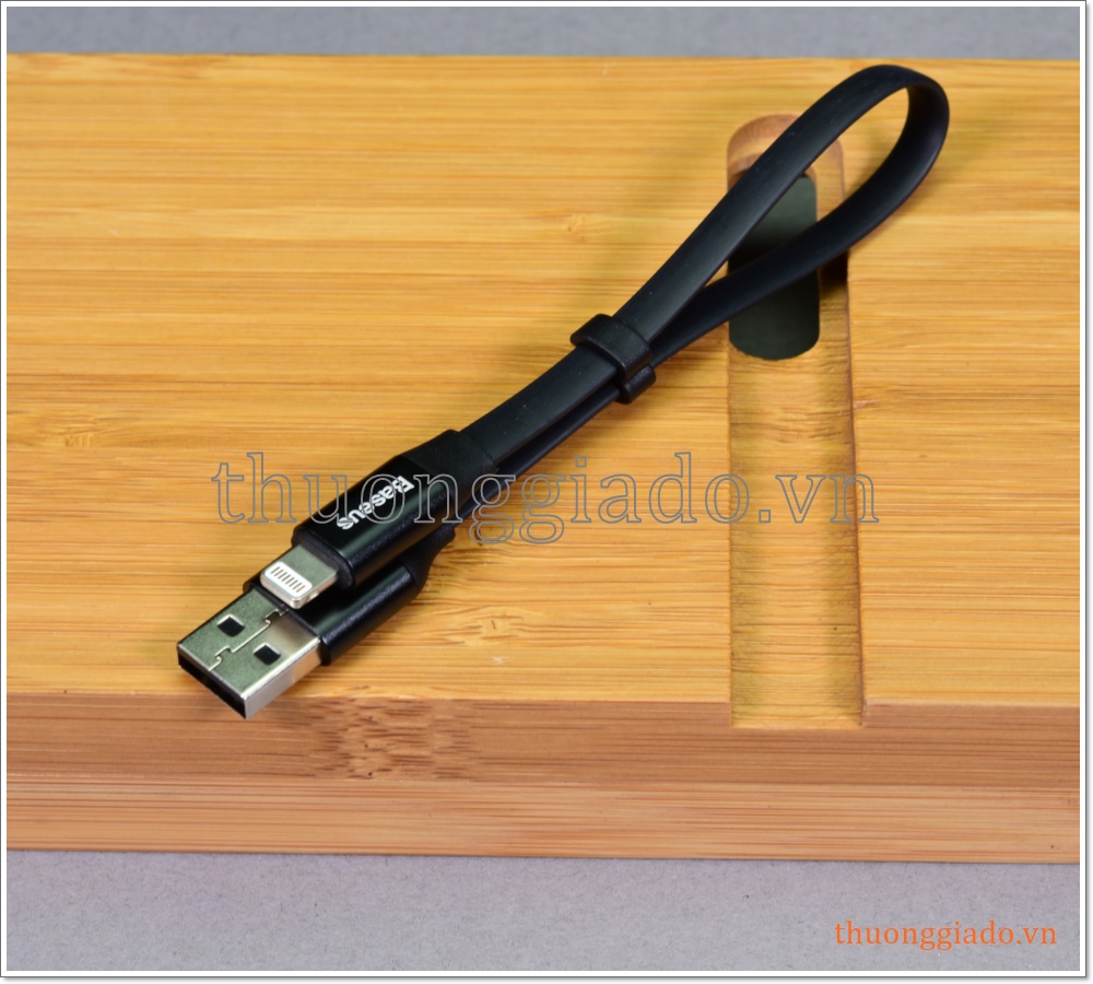 Cáp sạc usb lightning loại ngắn cho iPhone Xs, iPhone Xs Max, iPhone 8 Plus (hiệu Baseus)