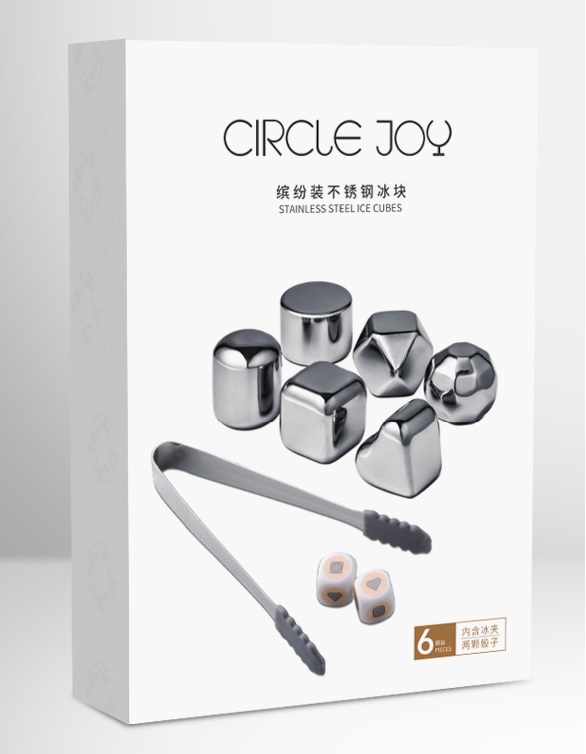 Đá lạnh vĩnh cửu Xiaomi Circle Joy CJ-BK02 (06 viên+02 viên xúc xắc+kẹp+hộp)