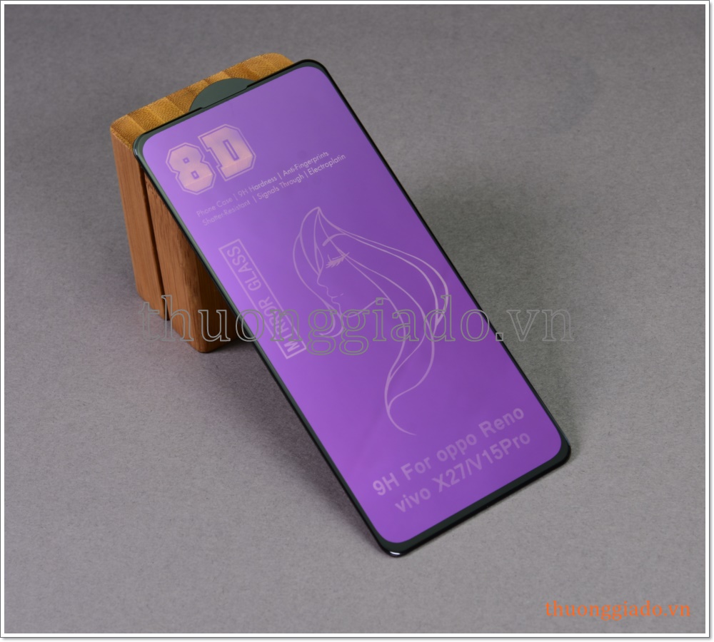 Dán gương màn hình Oppo Reno (6.4 inch), Vivo X27, Vivo V15 Pro (cường lực)