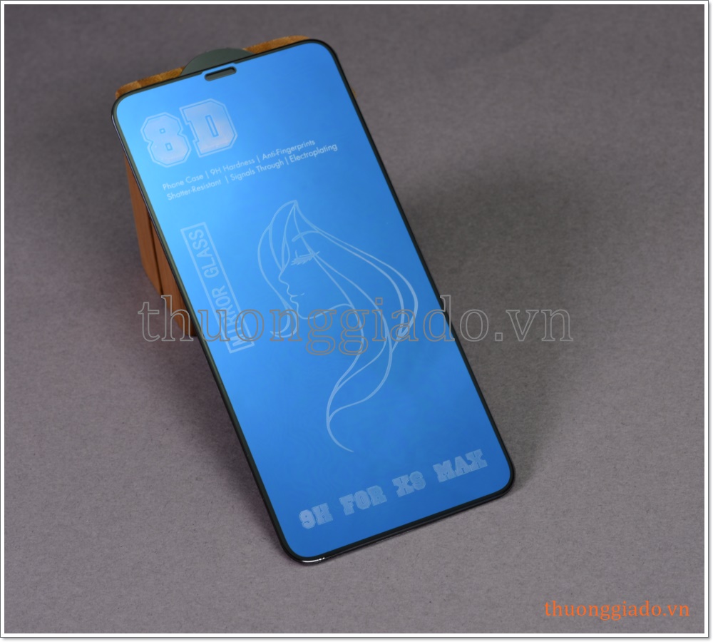 Dán màn hình soi gương iPhone Xs Max (dán kính cường lực loại 8D)