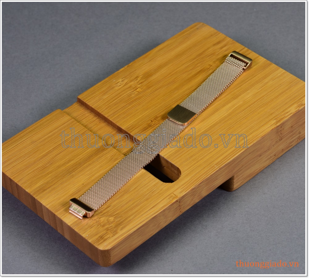 Dây đeo tay thay thế Fitbit Inspire/Inspire HR (dây thép,mắt lưới,khóa hít nam châm)