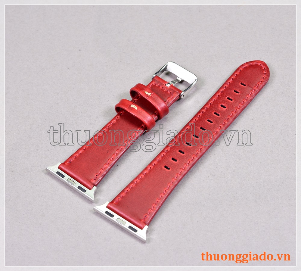 Dây đồng hồ Apple Watch 40mm/ Apple Watch 38mm (chất liệu da bò, nhiều màu)