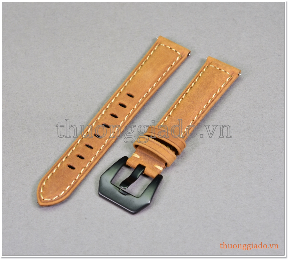 Dây đồng hồ Huawei Watch 1, Talkband B5, Talkband B3 (18mm), dây da bò, nhiều màu sắc