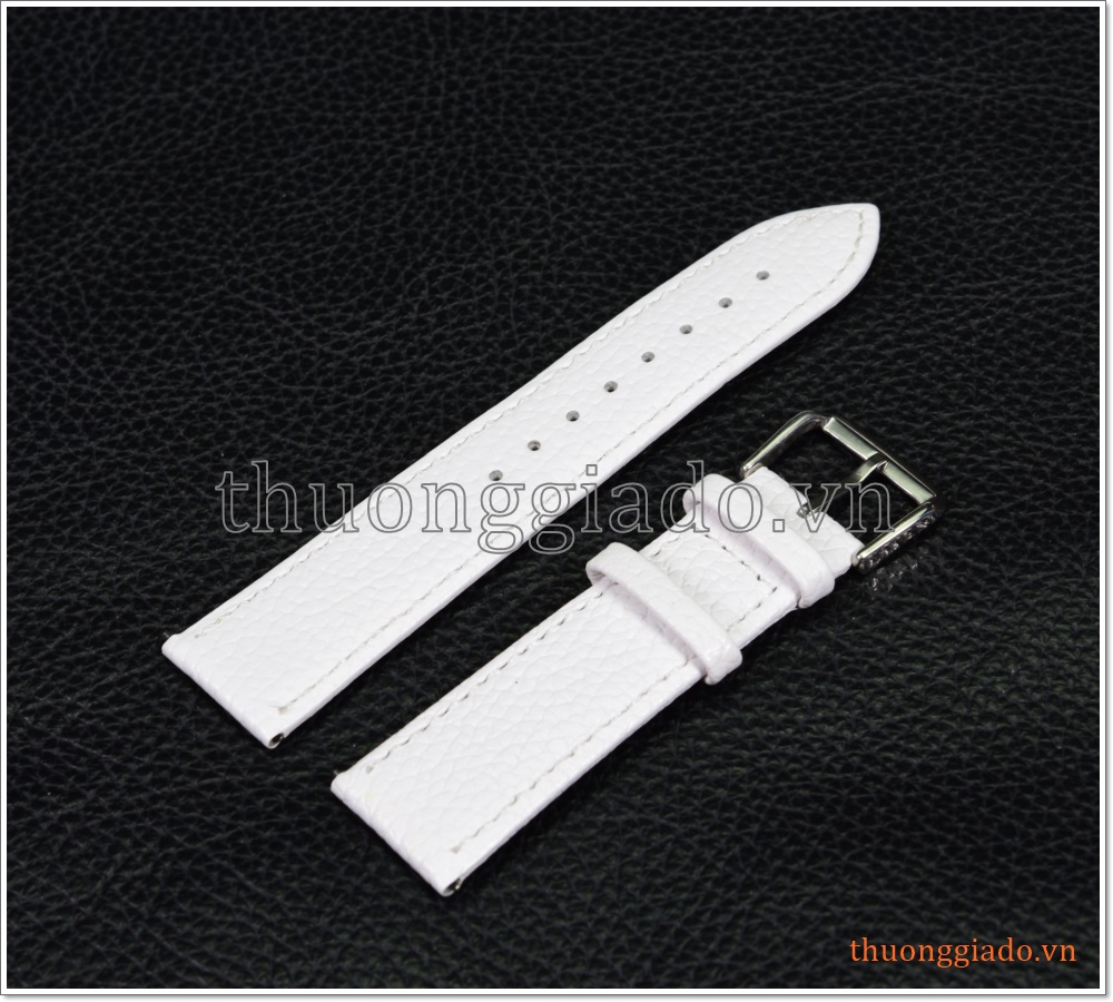 Dây đồng hồ smart watch 22mm, gear s3,, galaxy watch 46mm (da bò, bề mặt sần)