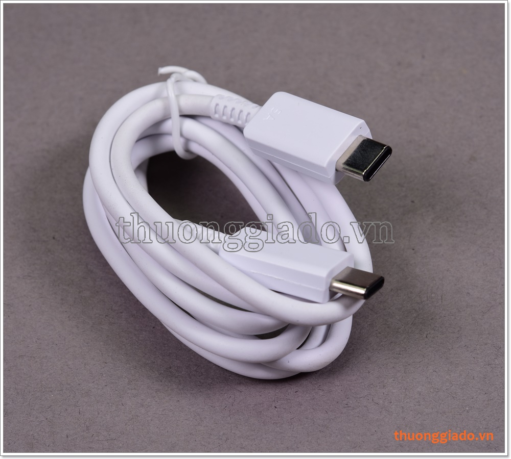 Cáp sạc 2 đầu usb-c dùng cho củ sạc nhanh Samsung 45W (hỗ trợ dòng tối đa 5A)