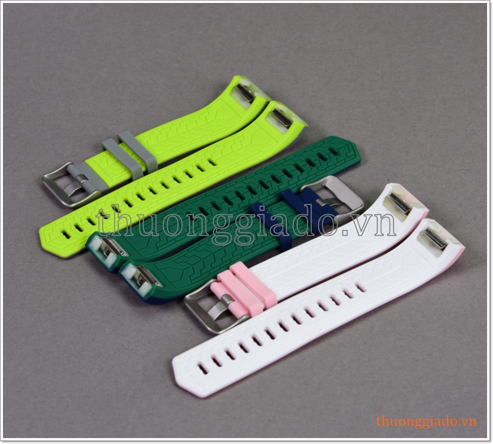 Dây thay thế cho Fitbit Charge 2 (dây cao su, 2 viền kẻ bên)