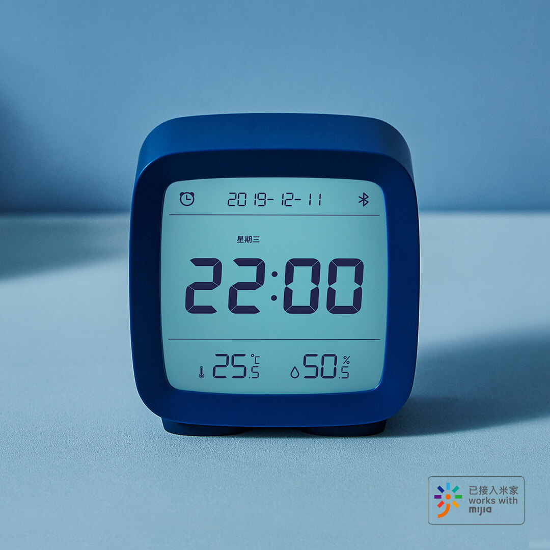 Đồng hồ báo thức Xiaomi Qingping CGD1 (kết nối Mihome, báo nhiệt độ, độ ẩm)
