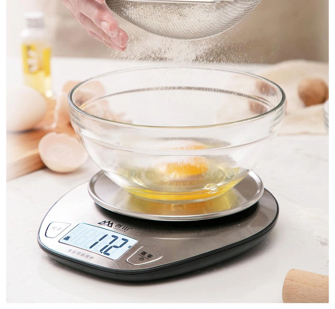 Cân bếp điện tử Xiaomi SENSSUN EK518 (vỏ inox), độ chính xác cao, max 5kg
