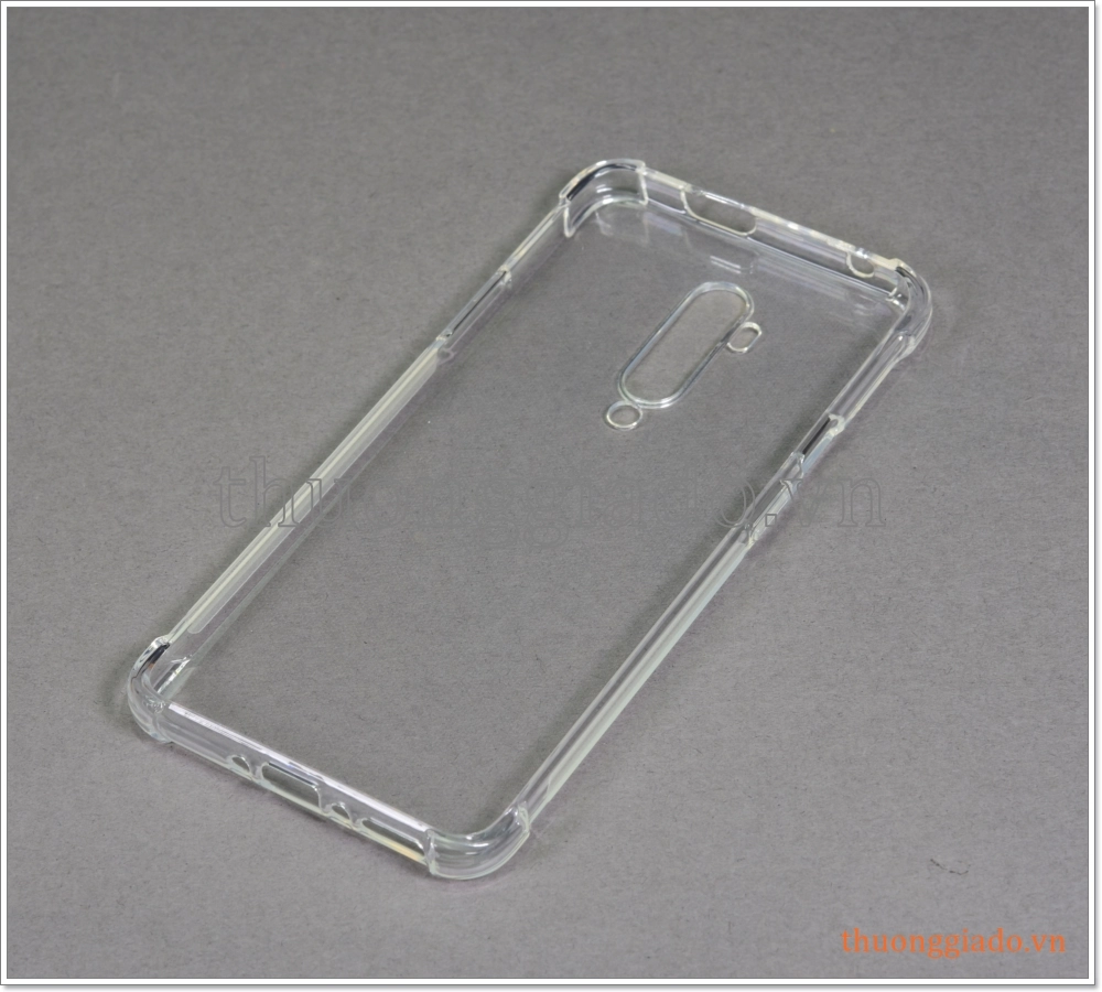Ốp lưng Silicone OnePlus 7T Pro (1+7T Pro), ốp dẻo trong suốt, chống sốc 4 góc