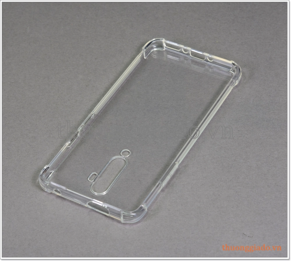 Ốp lưng Silicone OnePlus 7T Pro (1+7T Pro), ốp dẻo trong suốt, chống sốc 4 góc