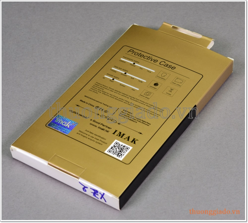 Ốp lưng Sony Xperia XZ2 (5.7"), nhựa cứng trong suốt hiệu iMak