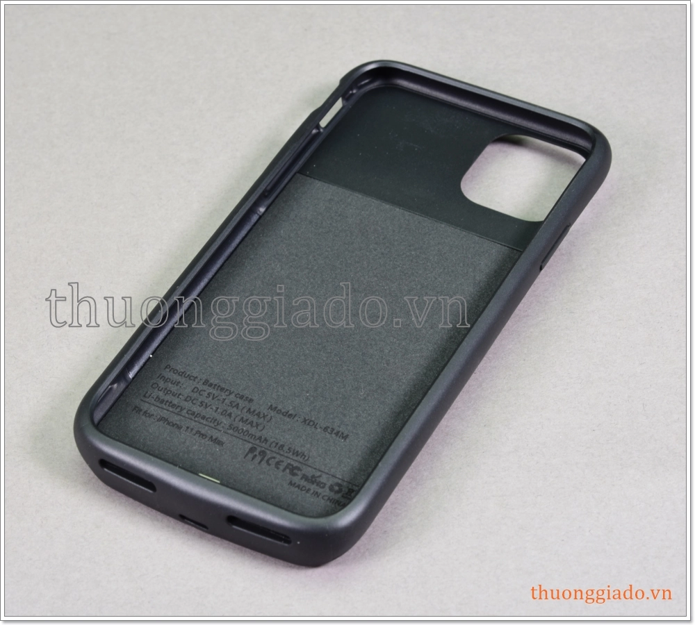Pin sạc dự phòng iPhone 11 Pro Max kiêm ốp lưng bảo vệ, dung lượng 5000mAh Pin sạc dự phòng iPhone 11 Pro Max kiêm ốp lưng bảo vệ, dung lượng 5000mAh