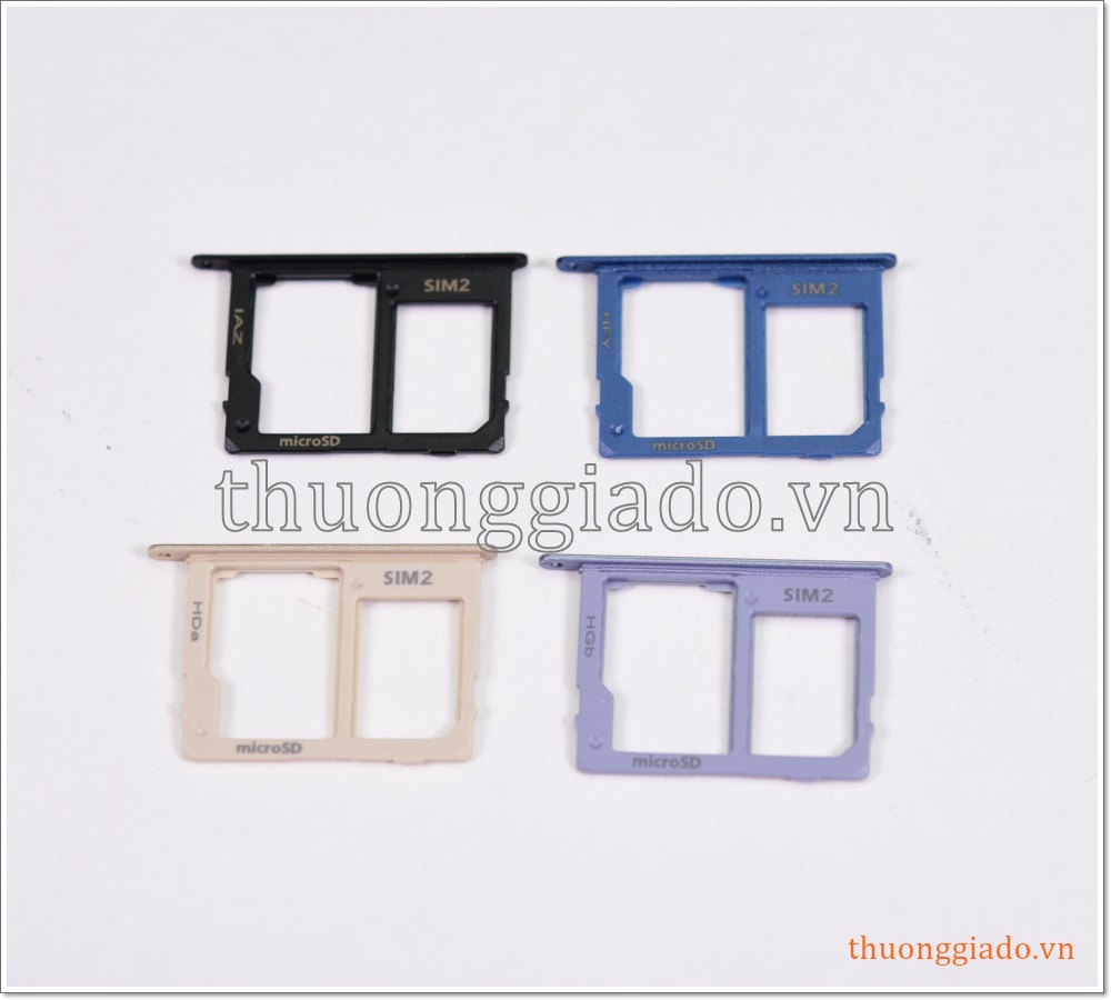 Khay sim Samsung Galaxy A6+, Samsung A605, khay sim 2 kèm ngăn đựng thẻ nhớ