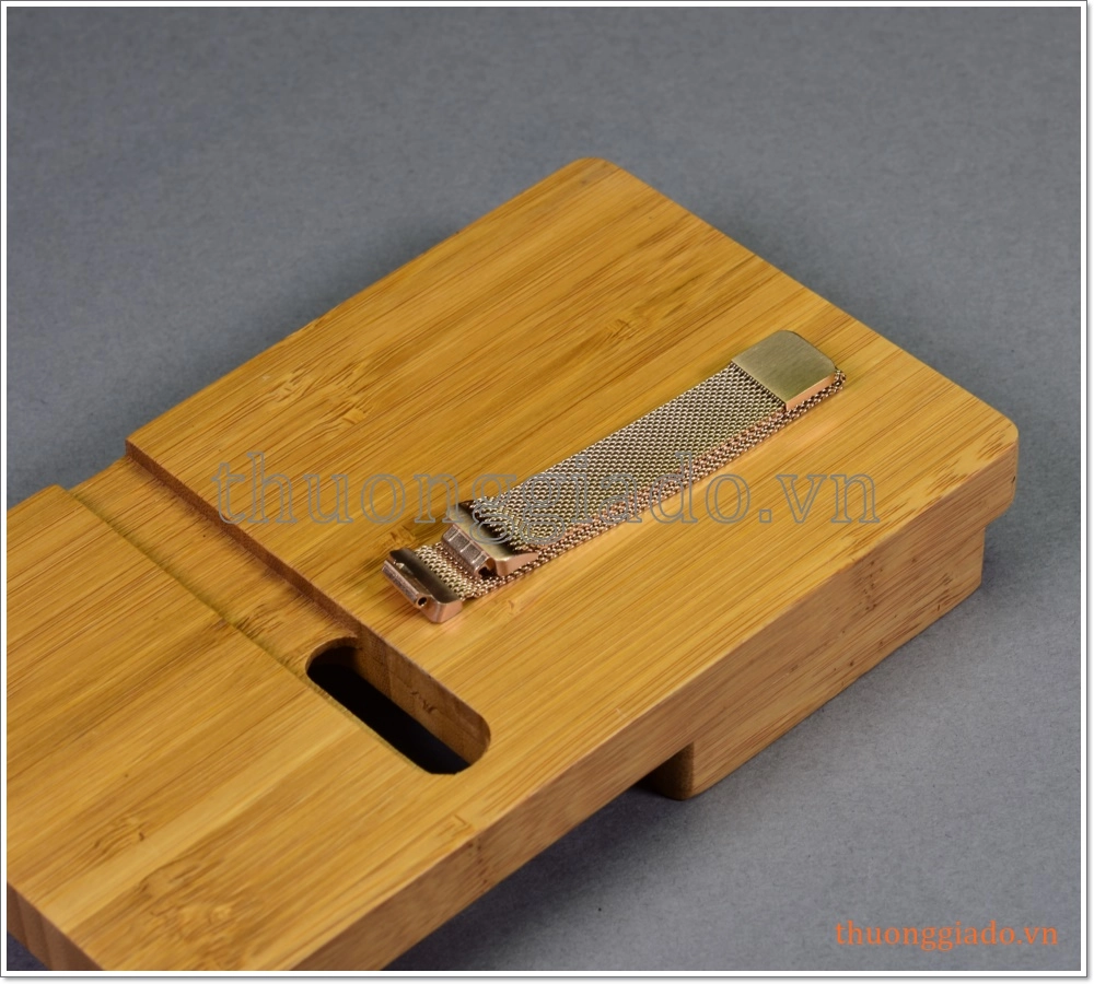 Dây đeo tay thay thế Fitbit Inspire/Inspire HR (dây thép,mắt lưới,khóa hít nam châm)