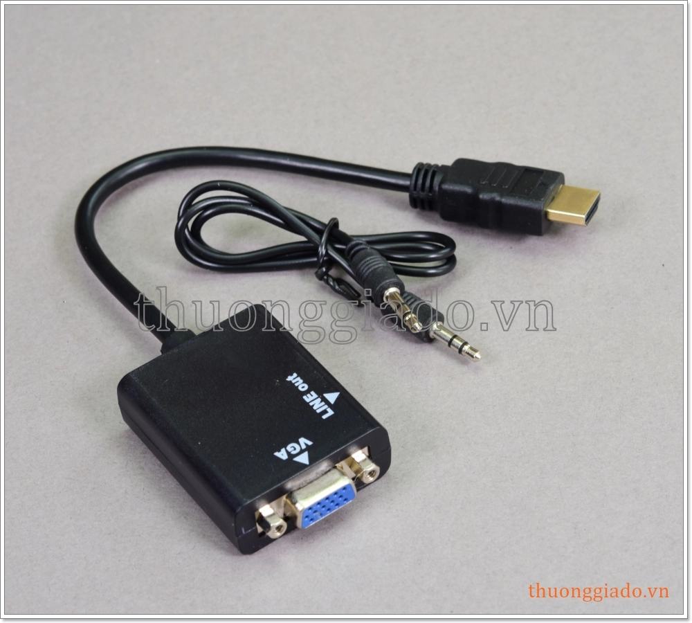 Cáp chuyển đổi HDMI ra VGA (cổng dương) Cáp chuyển đổi HDMI ra VGA (cổng dương)