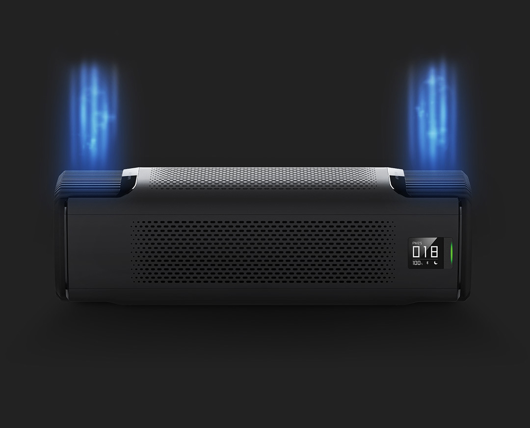 Máy lọc không khí trên xe hơi (ô tô) Xiaomi Roidmi P8S (80m3/h, màn oled)
