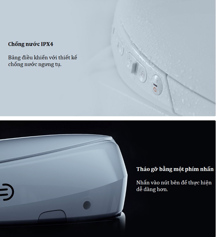 Nắp bồn cầu thông minh Xiaomi WHALE SPOUT Pro LY-ST1808-008B (kết nối Mihome)