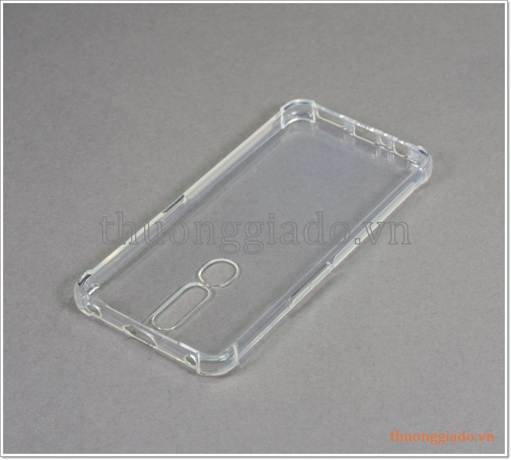 Ốp lưng silicone Oppo F11 Pro (ốp dẻo trong suốt chống sốc 4 góc)