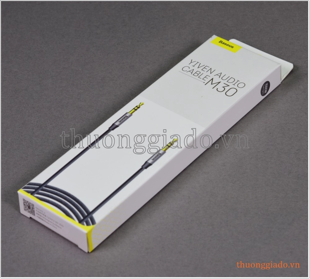 Dây cáp âm thanh 2 đầu 3.5mm male (Baseus YIVEN audio cable M30), dài 1.5 mét Dây cáp âm thanh 2 đầu 3.5mm male (Baseus YIVEN audio cable M30), dài 1.5 mét