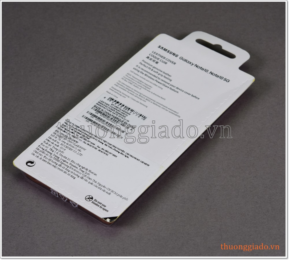 Ốp lưng da Samsung Galaxy Note 10 (N970/N971), hàng chính hãng Samsung
