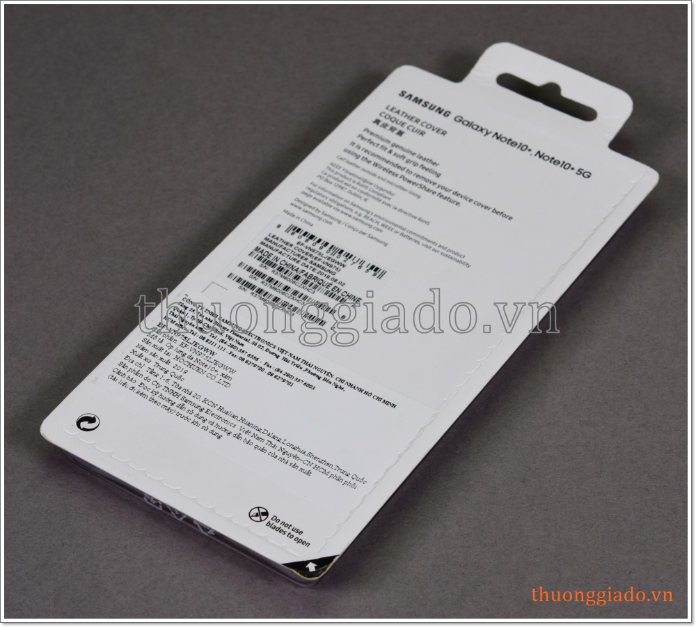 Ốp lưng da Samsung Galaxy Note 10+ (N975/N976), hàng chính hãng Samsung