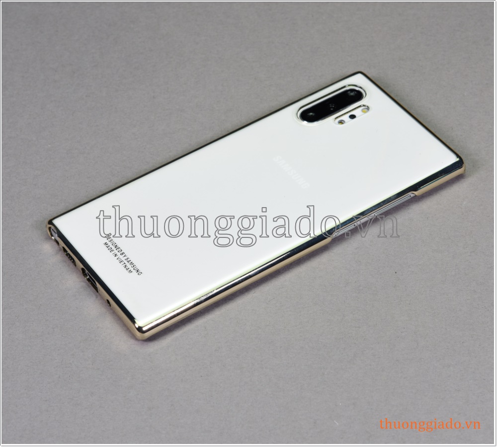 Ốp lưng Samsung Galaxy Note 10+/ N975/ N976 Clear Cover (nhựa cứng viền mạ màu)