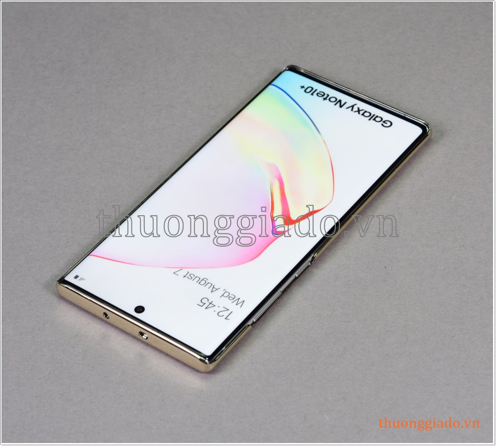 Ốp lưng Samsung Galaxy Note 10+/ N975/ N976 Clear Cover (nhựa cứng viền mạ màu)